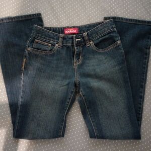 Ol Navy Girl's Boot-Cut Blue Jeans